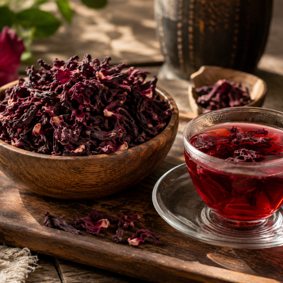 Dried Hibiscus Flowers