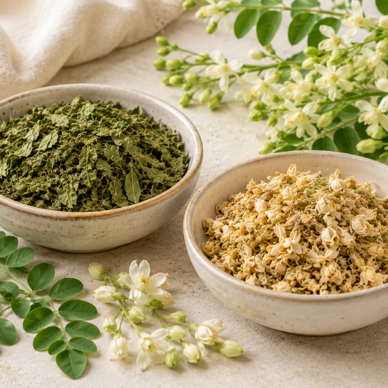 Dried Moringa Leaves & Flowers
